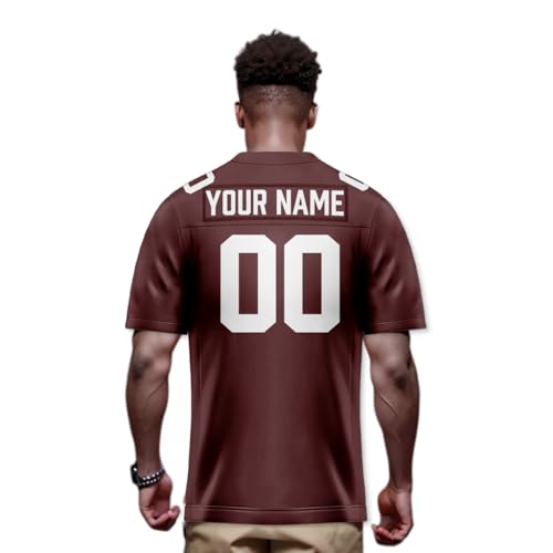 Image of Custom Replica Football Jersey with Name Number Logo