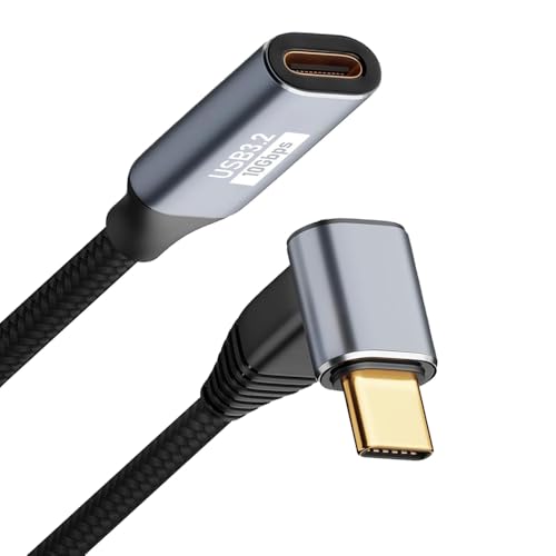 Amazon.co.jp: Type C 延長ケーブル L字 1.5M USB-C & USB-C 延長 USB3