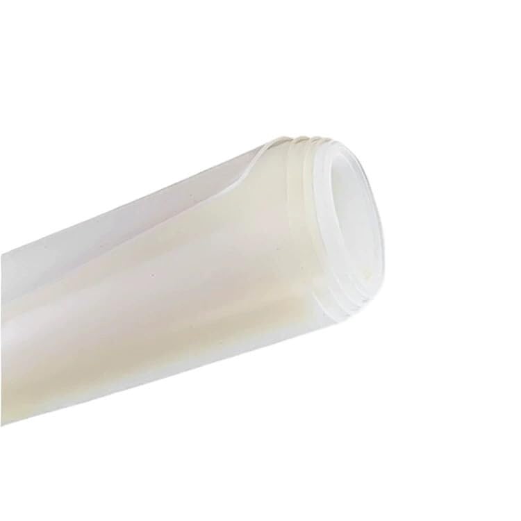 Tappetino in gomma siliconica bianca, | Spessore versatile da 0,5 mm a 30 mm(300mm x 300mm x 5mm)