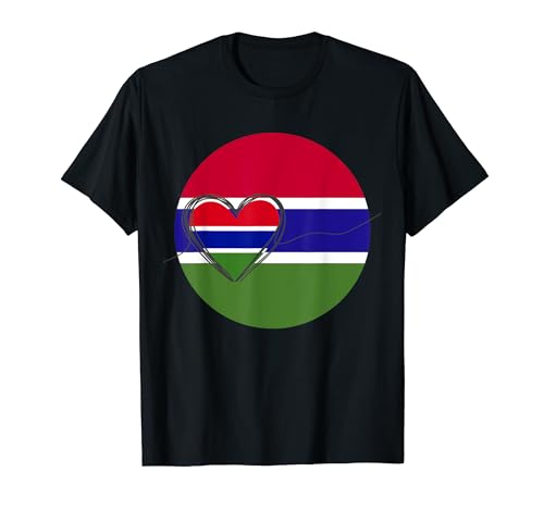 Chemise Gambie Drapeau Gambie T-Shirt