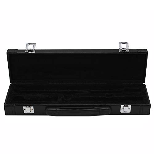 alittlecuteshop Flute Gig Sac Imperméable Boîte en Cuir Léger Flûte Boîtier Rigide Et Sac De Gigot De Sac À Main, Étui De Flûte De Pied Portable Et Durable pour 16 Trous Flûte Western Concert Flûte