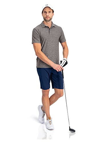 Image of Three Sixty Six Golf Shirts for Men - Dry Fit Short-Sleeve Polo, Athletic Casual Collared T-Shirt