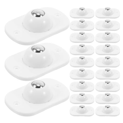 Roulettes meubles autocollantes : lot de 52 petites roues à billes pour déplacer les objets