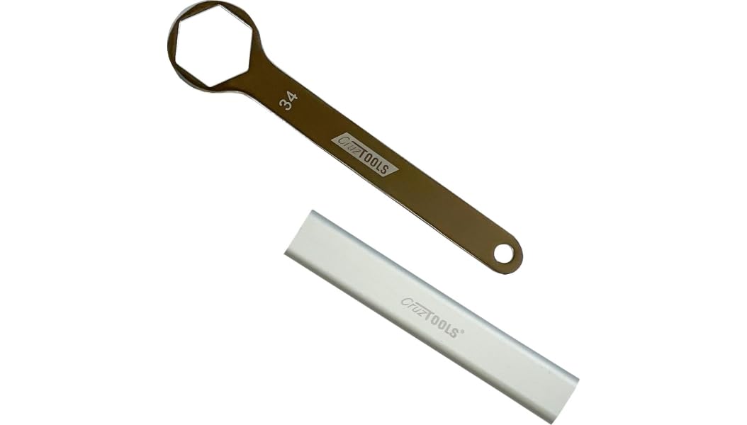 CruzTOOLS AW34X Combo Axle Wrench for fits BMW™ - with Extension Handle - 34mm