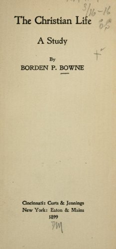 The Christian Life: A Study B004J8EDZC Book Cover