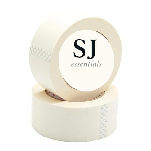 White Multi Surface Painter’s Masking Tape 48mm x 35m – Indoor Painting & Decorating – High Adhesion, Easy Removal, Sharp Lines, No Paint Bleed – Multi-Purpose DIY Tape for Walls, Wood, Glass & Trim