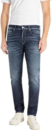 WILLBI: i jeans Button Up hanno una vita normale e una gamba affusolata. È dotata di 5 tasche e tasche rinforzate.