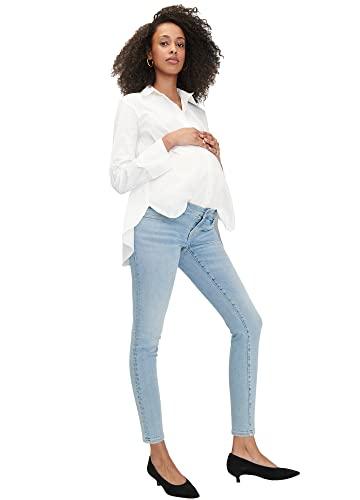 Hatch Slim Maternity Jeans - Under The Belly Pregnancy Jeans That Grow With You - Maternity Pants For Work & Leisure - Recycled Stretch Cotton Denim Maternity Skinny Jeans Light Wash #TOP1