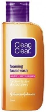 Clean & Clear Foaming Facial Wash (50 Ml) (Pack Of 2)