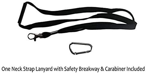 Image of Neoprene Neck Cell Phone Sleeve Bag Pouch w / Clip (Keep Hands Off Black)