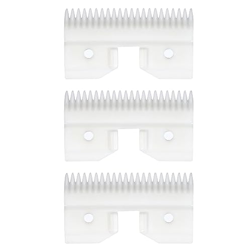 3PCS Ceramic Coarse Pet Replacement Blade Cutter Compatible with Andis 64440, Oster A5 and Walh KM Series Clippers, 22 Teeth 3PCS Ceramic Coarse Pet Replacement Blade Cutter Compatible with Andis 64440, Oster A5 and Walh KM Series Clippers, 22 Teeth