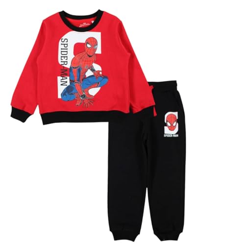 Jogging Spiderman enfant et sweat shirt mixte vêtement chaud deux pièces 2-14 ans