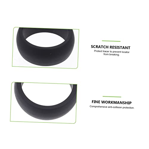 Set de 4 anillos deportivos de silicona para dedo miniatura 2