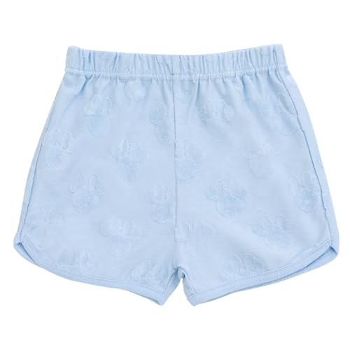 Image of Disney Minnie Mouse Girls' Loop Terry T-Shirt and Shorts Set