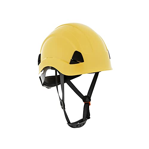 Jackson Safety CH-300 Climbing Industrial Hard Hat, EN 397 Compliant, Non-Vented, 6-pt. Suspension, Yellow, 20901