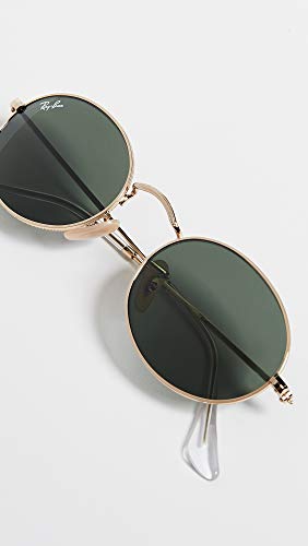 Ray-Ban Unisex RB3547 Oval Oval Sunglasses, Gold/G-15 Green, 51 mm - image 5