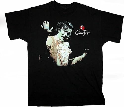 Renato Zero 1999 Tour Italian Cantiere Fonòpoli Vintage 90S T Shirt Funny T Shirts for Men - Unisex 100% Cotton Black XL