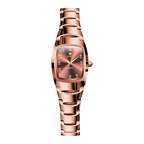 Image of OLEVS Watch Women Luxury Stainless Steel Small Wrist Dress Waterproof Analog