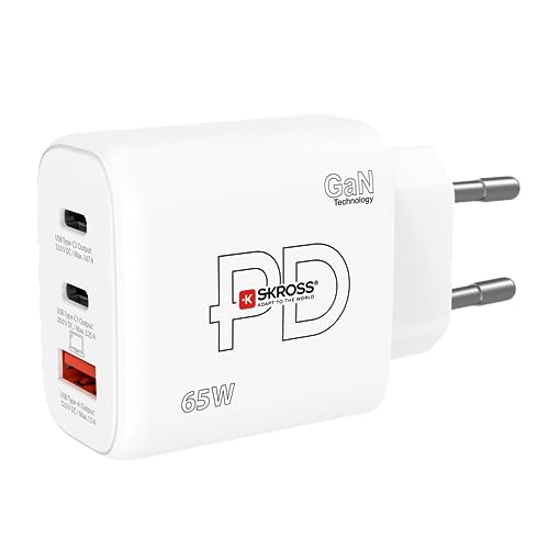 Chargeur PC intelligent SKROSS 65W pour simplifier le télétravail sur tablette