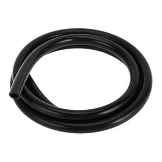INFINAUTO Silicone Vacuum Tubing Hose Engine 5.5FT 3/8" 10mm ID 2.5mm Thickness Car Automotive Vacuum Line Silicone Black High Temperature
