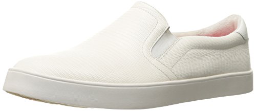 Image of Dr. Scholl's Shoes Women's Madison Fashion Sneaker, Gardenia Reptile Leather, 8 M US