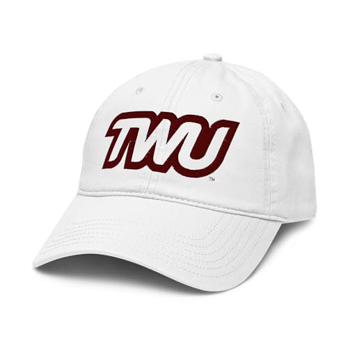 Gorra béisbol ajustable Texas Woman's Pioneers blanca miniatura 1