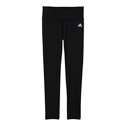 adidas Performance Women's Mid Rise, Black/Silver Logo, Large