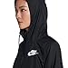 Nike Sportswear Repel Essentials Black/Black/White DQ3352-010 Women's Woven Jacket (as1, alpha, m, regular, regular)
