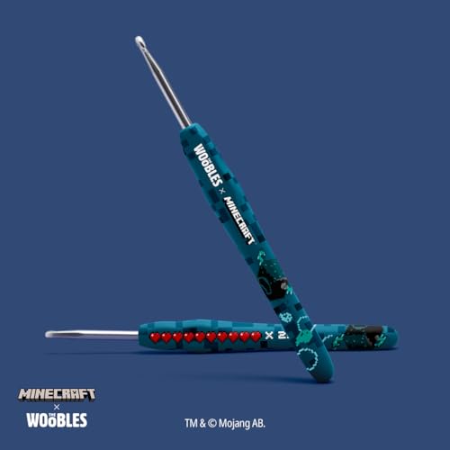 Image of The Woobles Minecraft Crochet Kit - Beginner Crochet Kit for Adults, Easy Knitting Kit with Woobles Yarn, DIY Crafts, Crochet Animals, Minecrafts, Gift for Gamers & Crafters (Warden)