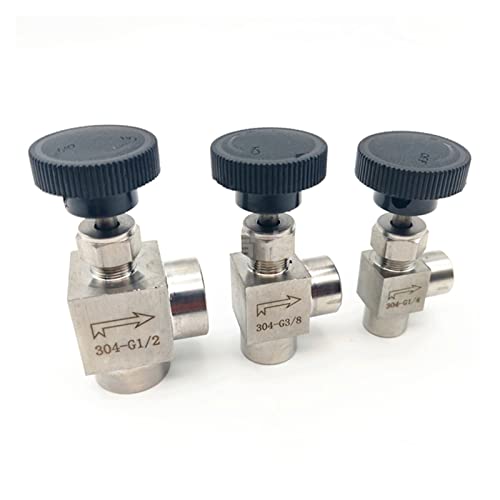 Vanne à globe en acier inoxydable 3/4 supérieure pour instrument