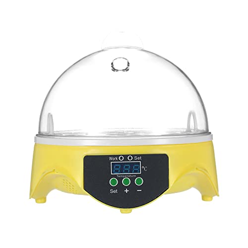 Homesen 7 Ovos Mini Incubadora Digital Incubadora de Ovos Transparente Máquina de Incubação Controle