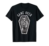 Es un gran regalo para aquellos que aman los diseños espeluznantes y góticos. Cuenta con una muerte dentro de un ataúd y dice el juego. Muestra al mundo tu humor oscuro con esta ropa de ataúd.