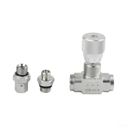 Válvula de acelerador hidráulica G3/8 de acero al carbono reguladora de alta presión 5800 PSI 3