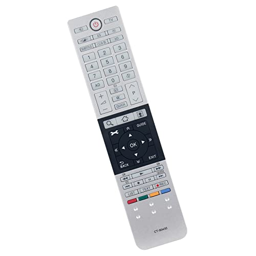 VINABTY CT-90430 Remote Control Replced Compatible with Toshiba 3D 4K TV CT-90429 58L7363RB 32L6353RK 40L6363DG 50L7363DG 50L4363DG L4333 39L4333DG 32L4333DG 40M6363D - Image 3