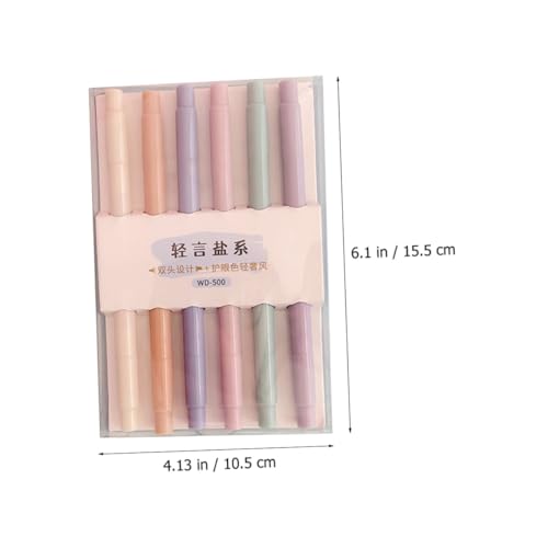 Stylos marqueurs fluorescents pastel Housoutil pour notes et journal | 36 pièces