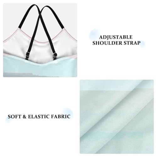 GuoChe Watercolor Stripes Girl 1-Piecing Swimsuits Girls Swim Suit Girls Bathing Suits Beach Swimwear3