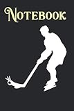 Composition Notebook, Journal Notebook: Hockey Stick Finger Circle Game Hole Tempting Gift Size 6'' x 9'', 100 Pages for Notes, To Do Lists, Doodles, Journal, A special gift for Kids, Him or Her