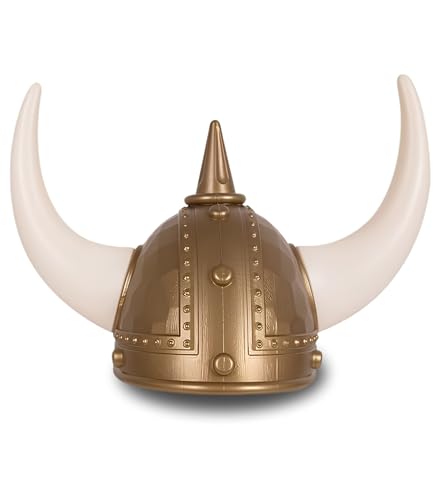 Kangaroo Viking Helmet with Horns for Men - Medieval Style Costume Hat for Men Greek Helmet Knight Hat Shield - Costume Crown Headpiece for Halloween, Cosplay Dressup Apparel