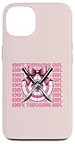 Womens Pink Coquette Bow Knife Throwing Gifts
