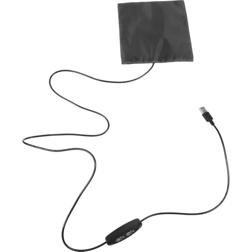 COMPUKAS Cojín Calefactor Eléctrico USB Control de Temperatura Ajustable, Almohadilla Térmica de 14 Cm para Hámsters, Conejos, Ardillas y Pequeñas Mascotas, Tapete Cálido para Invierno,