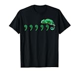 Comma Chameleon T-shirt Tee Shirt Tshirt