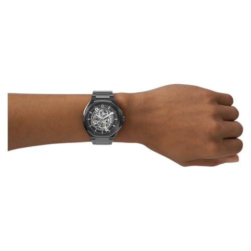 Image of Fossil Evanston Automatic Black Stainless Steel Watch - BQ2621