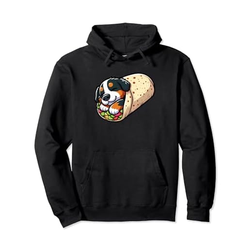 Funny Dog Burrito Hoodie for Dog Lovers