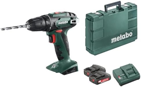 Metabo 602207550 BS18 Perceuse visseuse + 2 batteries 18V 1,5Ah L...