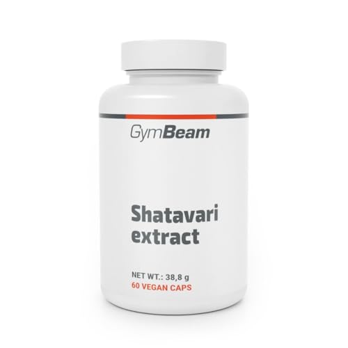 GymBeam Shatavari Kapseln - Funktioneller Asparagus Racemosus Extrakt - reich an Saponinen, Shatavari Extrakt für weibliche Gesundheit, Zyklus, Fruchtbarkeit & Verdauung, vegan 60 kaps