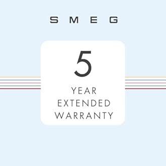 Smeg SMF03BLUK Full Colour Stand Mixer, Retro 50's Style with 4.8L Stainless Steel Bowl, Safety Lock, 10 Variable Speeds, 800W, Black