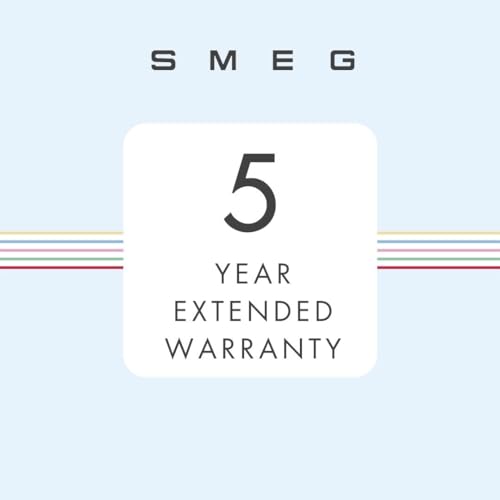 Smeg SMF03CRUK Full Colour Stand Mixer, Retro 50's Style with 4.8L Stainless Steel Bowl, Safety Lock, 10 Variable Speeds, 800W, Cream