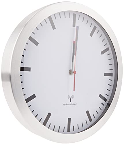 Tfa Dostmann 60.3528.02 Aluminium Orologio Da Parete Radiocontrollato - 3