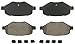 Wagner QuickStop ZD1377 Ceramic Disc Pad Set, Rear