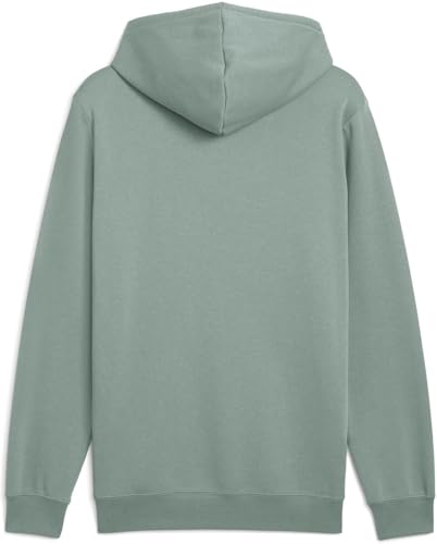 Image of Puma Cotton Men Ess Big Logo Hooded Neck Hoodie Fl (S) Mineral